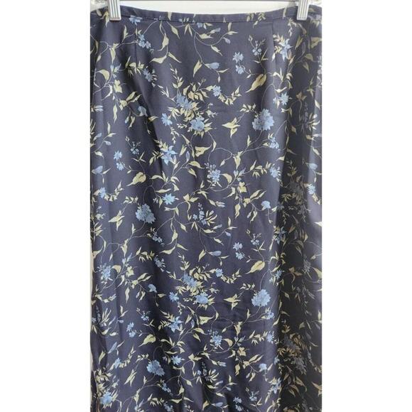 Old Navy Skirt Womens Floral Lined Side Zip Hook Spring Summer Acubi Floral - Picture 2 of 6